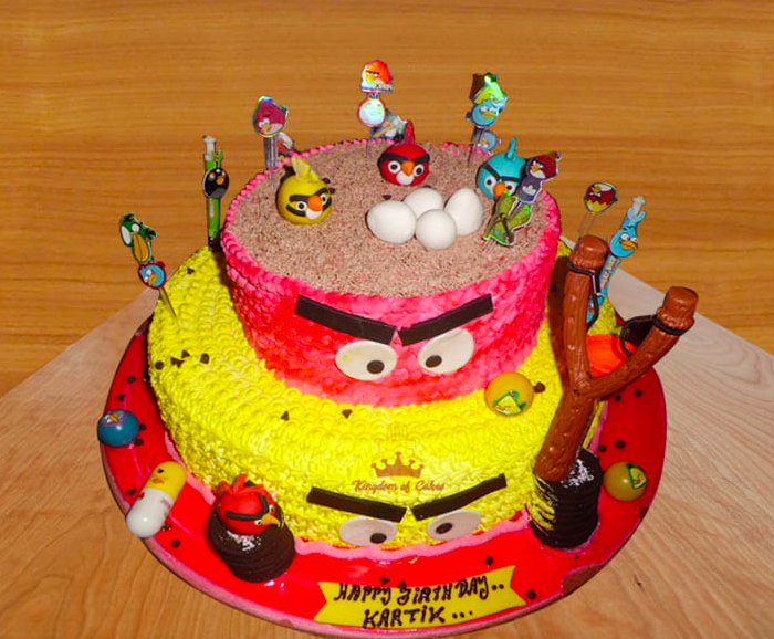 angry birds cakes for kids birthday