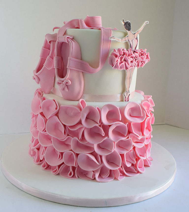 cake design for girls - Ballerina ThemeD Cake KingDomofcakes 768x859