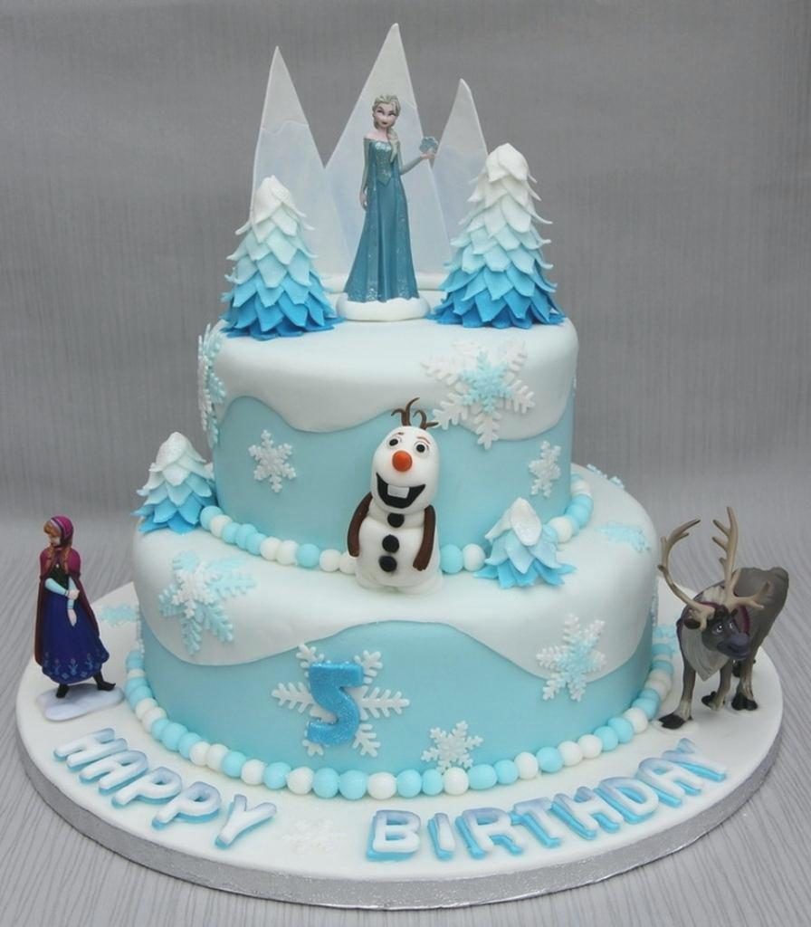 Frozen Cake Designs For Birthday Girl