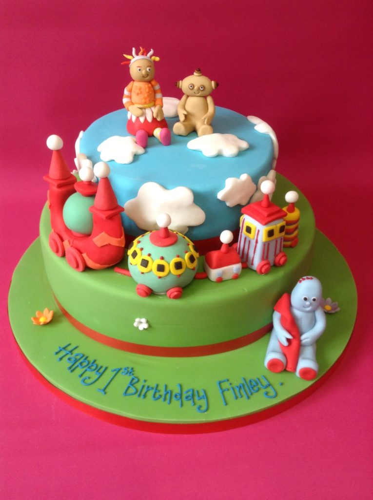 Toddler themed birthday cake