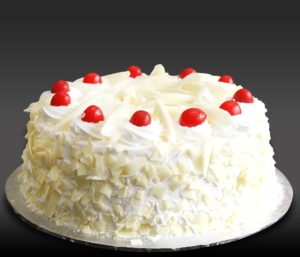 WHITE EXOTIC PARADISE FOREST CAKE 