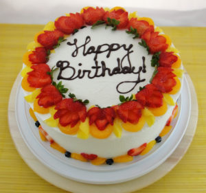 CUSTOMISED FRUIT PUNCH PHOTO CAKE 