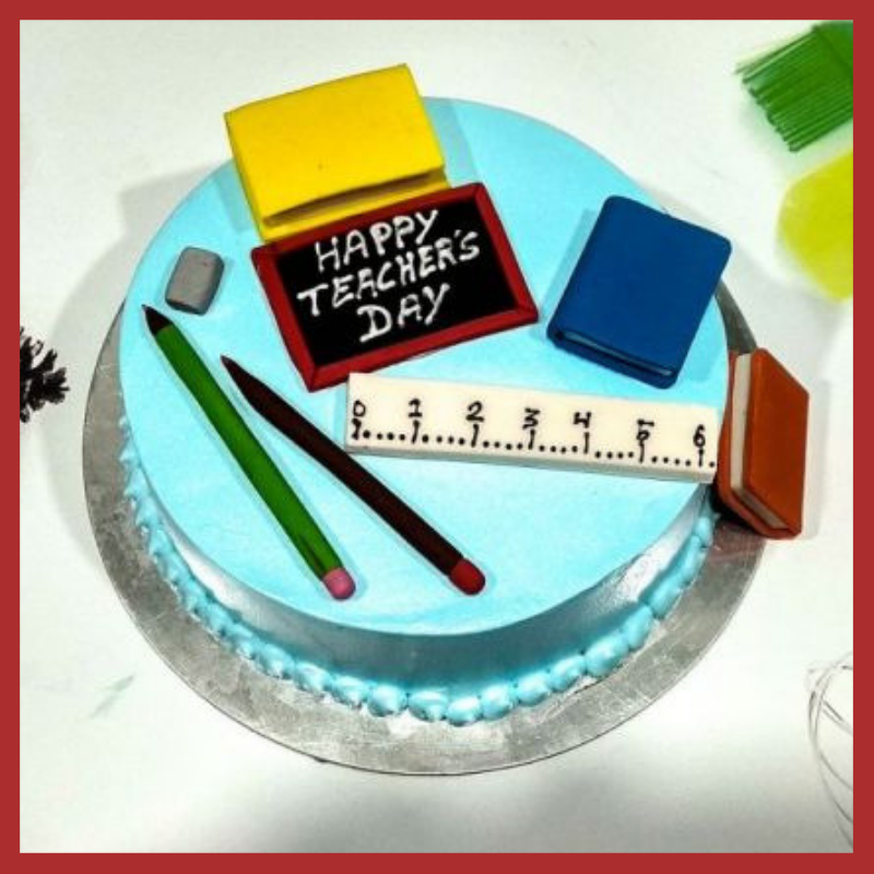 Teacher Themed Cake – Black & Brown Bakers