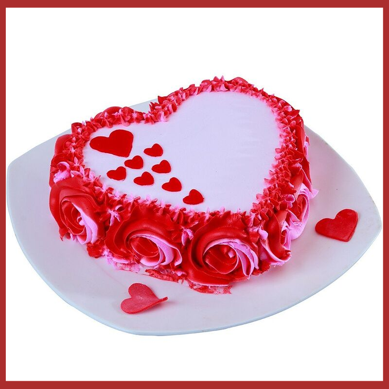 Hearts Cake - Romantic Cakes by Kukkr India