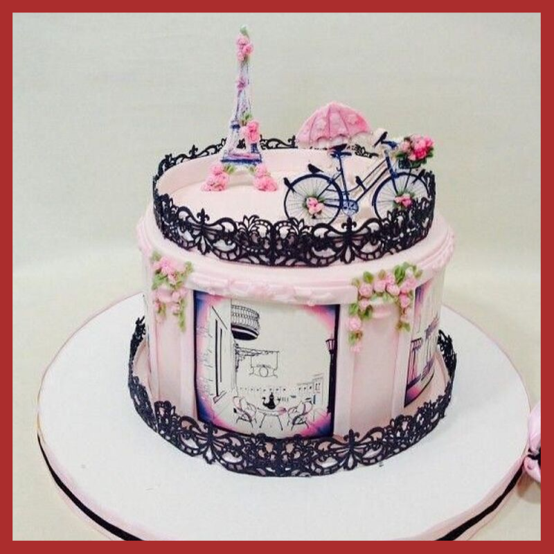 Purple Butterfly Cake. Cake Designs of Girls. Noida & Gurgaon – Creme Castle