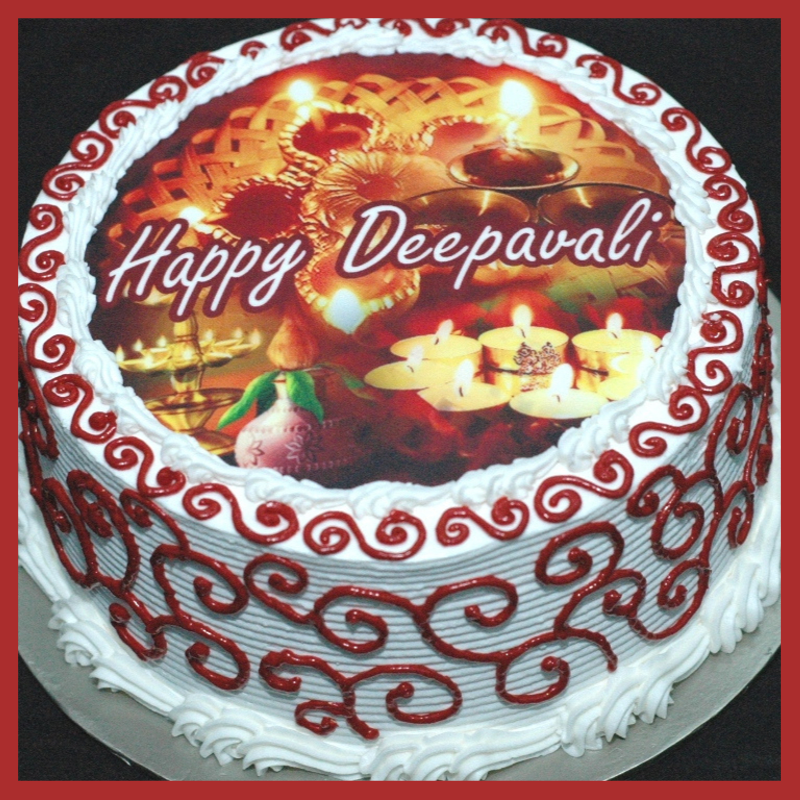 Customized Diwali cake - The Baker's Table