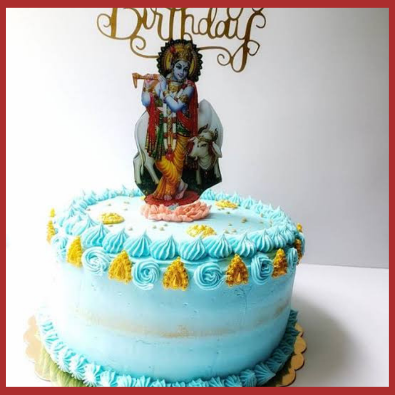 Little Krishna themed cake - Fondant Cake Adventure | Facebook