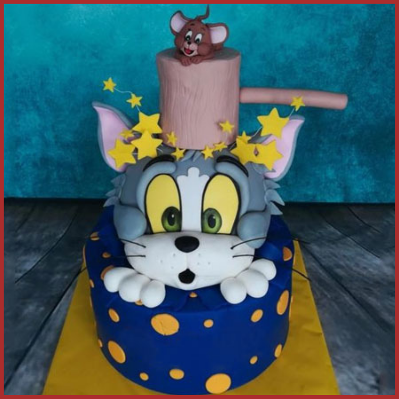 cartoon birthday cake designs